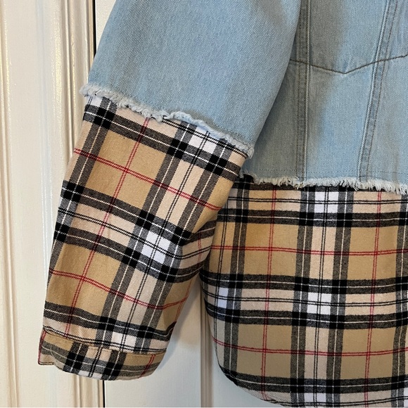 Highway Jeans Denim & Plaid Button Down
Shacket - Picture 5 of 10